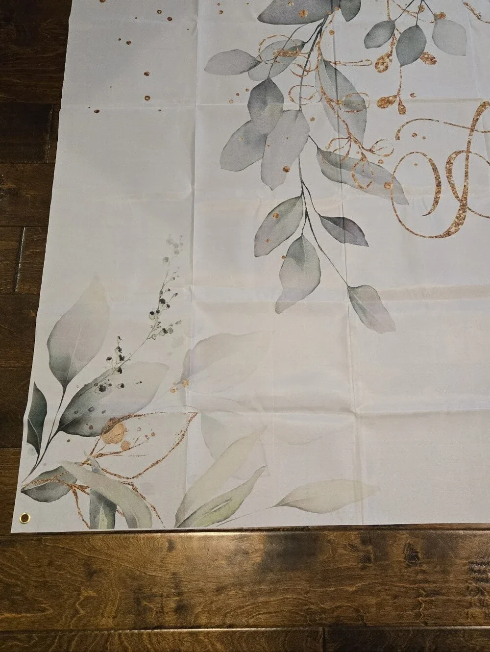 50th Anniversary Banner 7x5 Ft Green And Gold